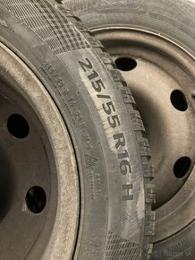 Plechové disky a zimné pneumatiky Continental 215/55 R16 - 6