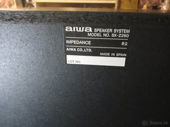 Predám hifi systém Aiwa Z-VM260 - 6