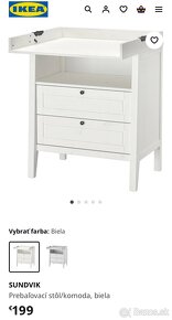 Prebaľovací pult ikea - 6