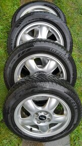 Disky+zimné pneu Mini Cooper 15" / 4x100 / ET 45 SO 56,1 - 6