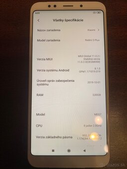 Xiaomi redmi 5 plus 3GB/32GB - 6