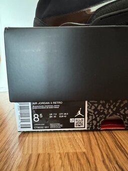 Jordan 3 Black Cat, veľ. 42 - 6