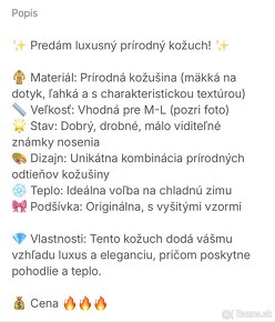 Luxusný prírodný kožuch - 6