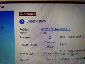 1. základná doska pre Hp 250 g3 , Intel celeron N2840 - 6