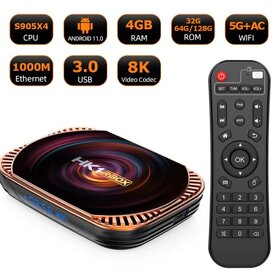 Predám TRANSPEED 4/32GB 8K S905X4 TV Box Android 11 1000M - 6