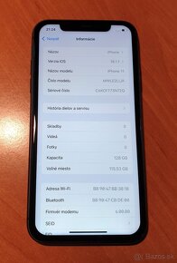 iPhone 11 128GB čierny dobra kapacita a 94% baterka - 6