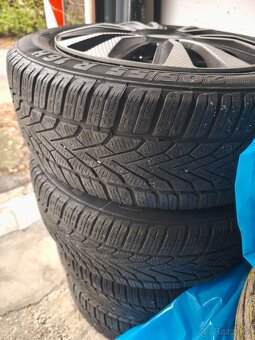 Plechové disky 5x112 zimné pneu 205/55 r16 - 6