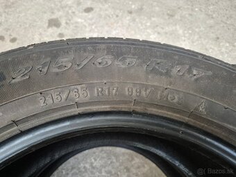 215/65 r17 celoročné 2 ks PIRELLI dezén 7,8 mm DOT2020 - 6