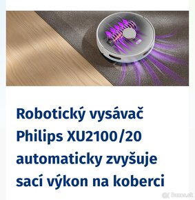 Predám nový robotický vysávač Philips XU2100/20 - 6