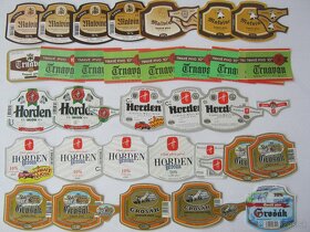 pivní pivné etikety pivovar Trnava 206ks 1974-2003 - 6