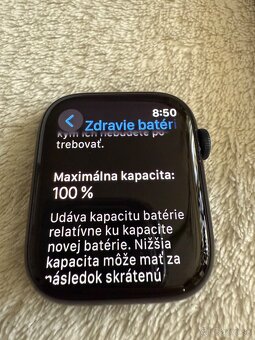 Predám Apple Watch 9 45mm, čierne v záruke - 6