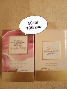 Nové dámske parfémy Avon a Oriflame ceny od 4,80€ - 6