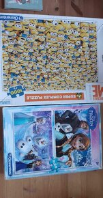 Puzzle pre deti Frozen a rôzne - 6