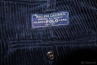 Široké menčestráky Ralph Lauren S - 6