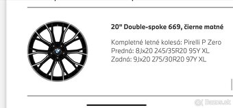 Sada letných kolies BMW R20 na BMW radu 5 generacia G30 - 6