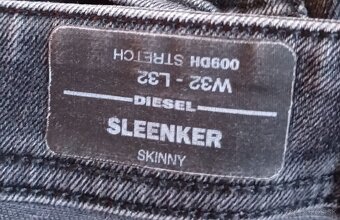 Diesel šedé skinny strečové - 6