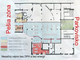 PRENÁJOM PRIESTORY O ROZLOHE 29M2 NA PEŠEJ ZÓNE - CENTRÁLNA, - 6