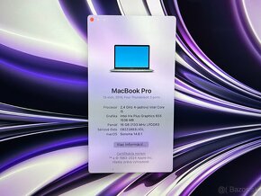 MacBook Pro 13-palcový (2019) 16GB / 256GB Silver Nová Bater - 6