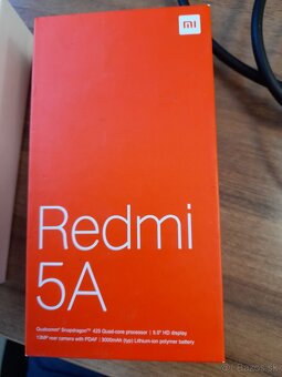 Predám telefón Xiaomi redmi 5A,2GB/ROM 16Gb - 6