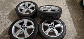 Predám alu. disky Ford 5x108 R17 + letné pneu 205/50 R17 - 6