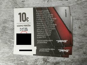 Poukážky EXISPORT - v hodnote 110€ (Nike, Adidas, Under Arm - 6