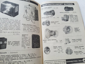 Starý ceník 1951 elektro rádio stavebnice auta modely - 6