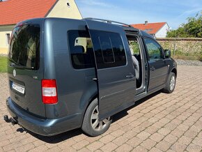 Volkswagen Caddy MAXI 1.9TDI  77kw  7 miestne klima tempomat - 6