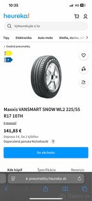 Pneu Maxxis Vansmart snow 225/55 R17 C - 6