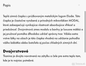 ČIAPKA ELODIE DETAILS - v. 98 - 6