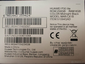 Huawei P30 lite 6GB RAM + 256 GB ROM - Dual SIM - 6