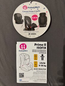 Petite&Mars Prime II Isofix Grey - 6