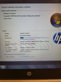 Predám notebook HP ELITEBOOK 8470p - 6