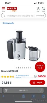 Bosch MES25A0 odšťavovač Vita Jujce 2 - 6