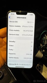 iPhone 13 pro 256GB silver- vyborny stav, nova bateria orig. - 6