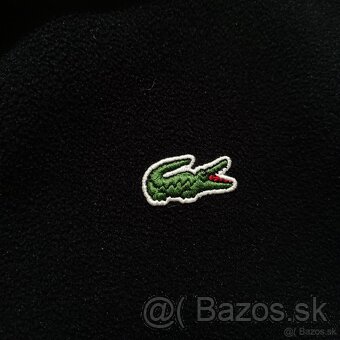 Lacoste čierna flísová mikina fleece jacket full zip L - 6