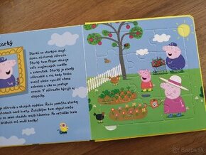 2x Kniha s puzzle Peppa pig a Čarovné jednorožce - 6