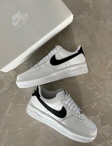 Nike air force 1 tenisky bielo čierne - 6