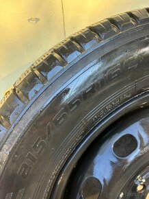 Zimné pneu 215/65 R16C na plechových diskov - 6