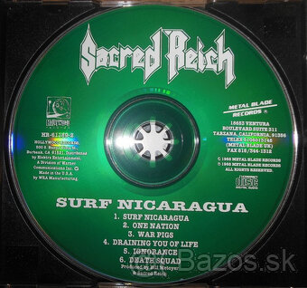 CD Sacred Reich – Surf Nicaragua 1988 - 6