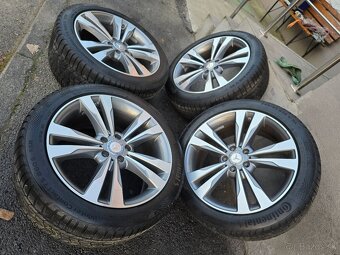 Zánovne zimne kolesa Mercedes S W222 dvojrozmer 5x112 r19 - 6