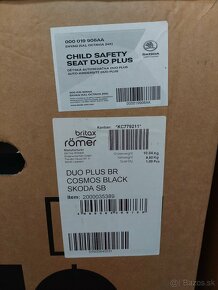 Britax Römer Duo Plus, Cosmos Black - nová - 6