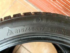 215/45 R17 zimné pneumatiky 2 kusy - 6