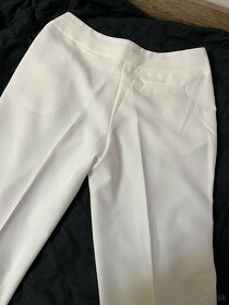 Biele elegantne nohavice - 6