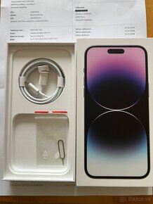 PREDÁM VYMENÍM IPHONE 14.pro Max 256.€ - 6