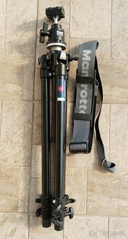 Manfrotto 190B Pro Tripod + guľová hlava + popruh / 100€ - 6