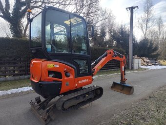 Minibagr Kubota KX016-4, rok 2019, 1600mth, roztah. pasy - 6