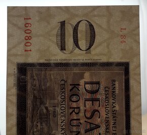 Bankovka - 10 kčs - 1960 - s podpismi dievčat z bankovky - 6