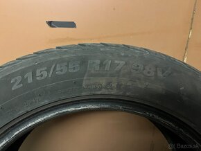 Predám zimné pneumatiky Kumho 215/55 R17 - 6