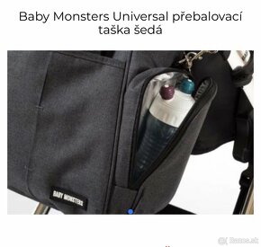 Predám: Baby Monsters taška sivá - 6