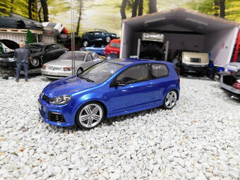 model auta VW Golf 6R modrý Otto mobile 1:18 - 6